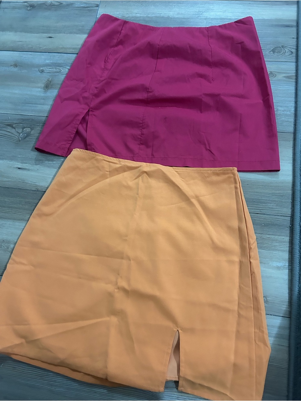 Women’s Pink and Orange A-Line Skirt lot